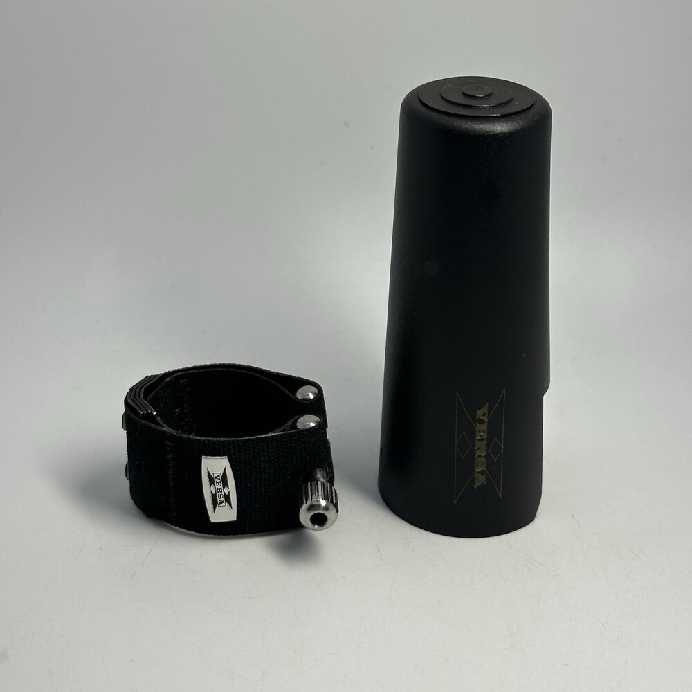 Rovner Versa X Ligature & Plastic Cap for Bass Clarinet Ligature for Hard Rubber